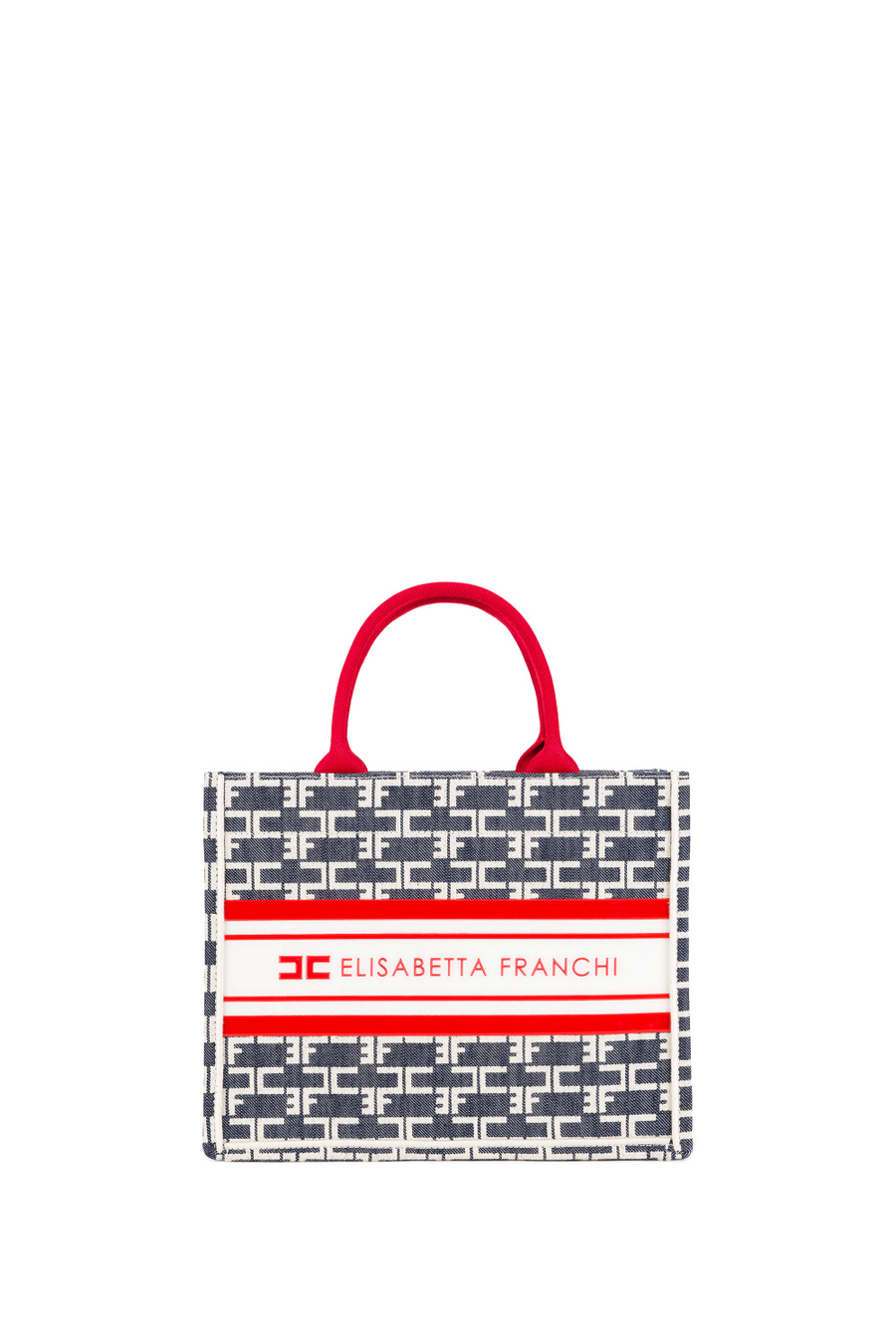 Small denim monogram - Elisabetta Franchi® Outlet