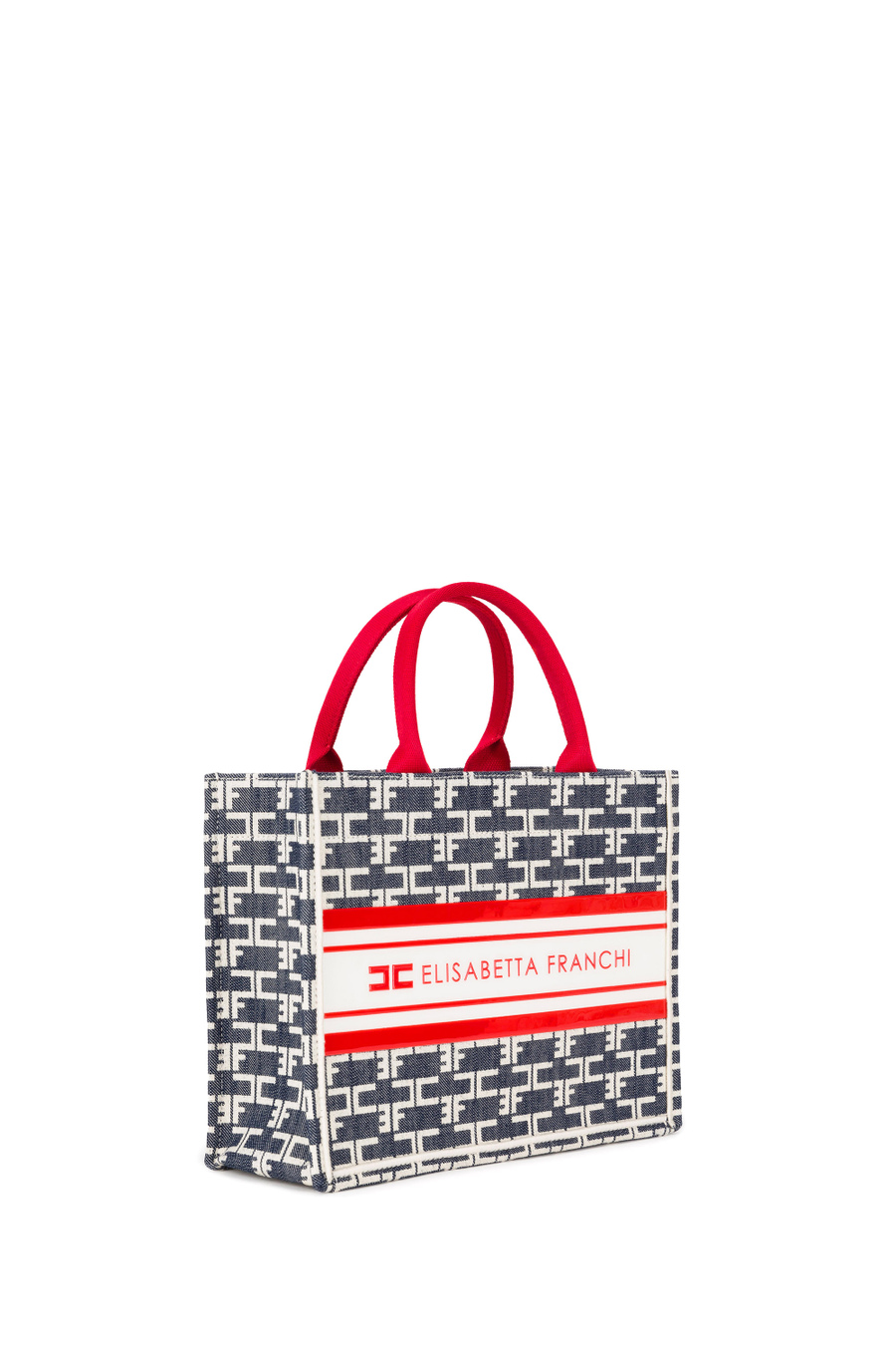 Small denim monogram - Elisabetta Franchi® Outlet