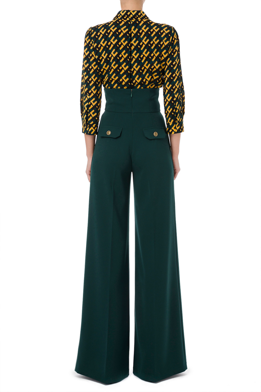 Print blouse - Elisabetta Franchi® Outlet