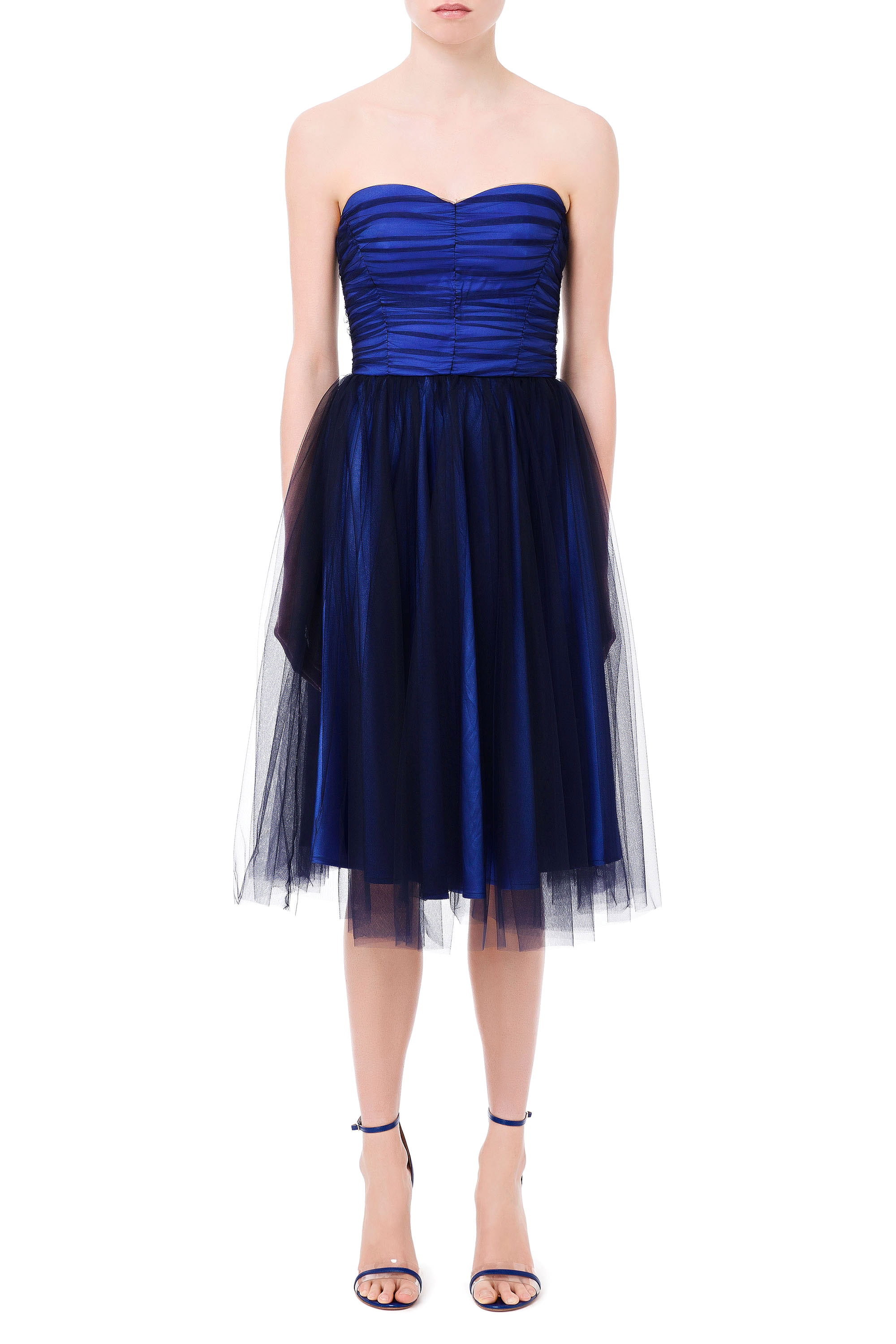 Abito lungo Red Carpet in tulle Elisabetta Franchi Outlet