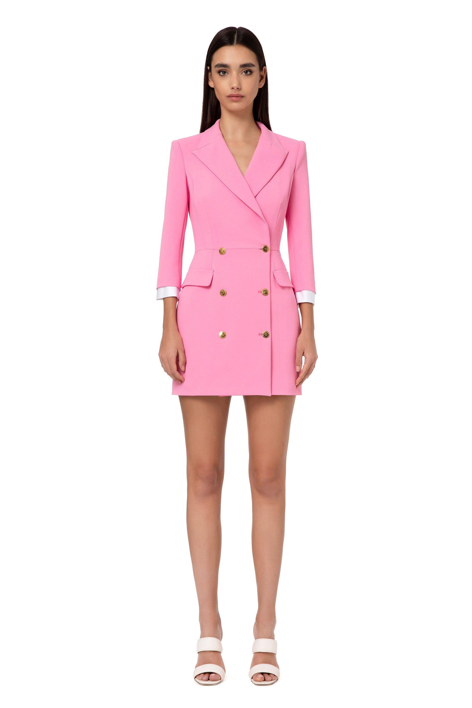 Mantelkleid mit Rückenriegel | Elisabetta Franchi® Outlet