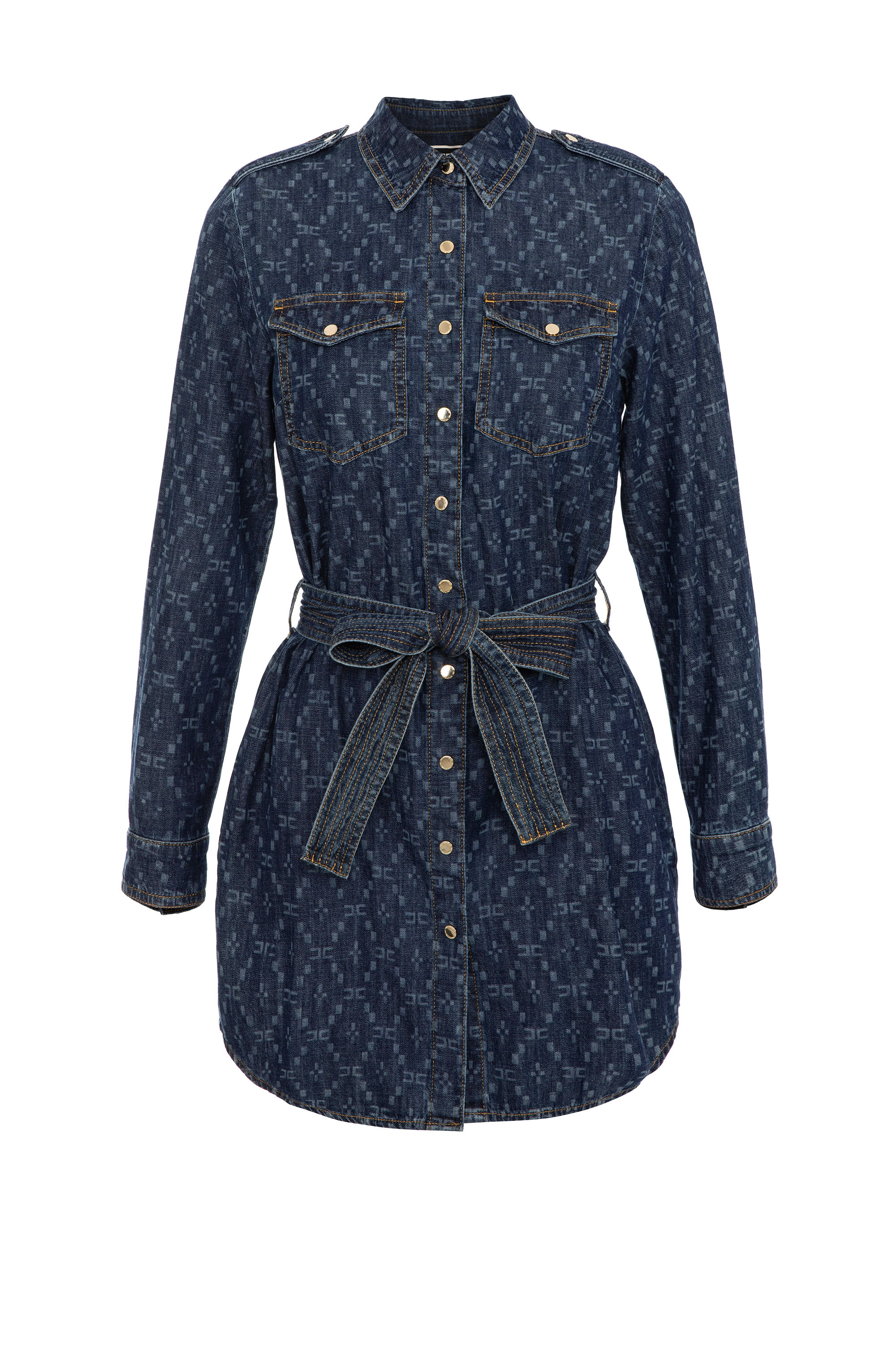 Ellezarra denim shirt shop dress