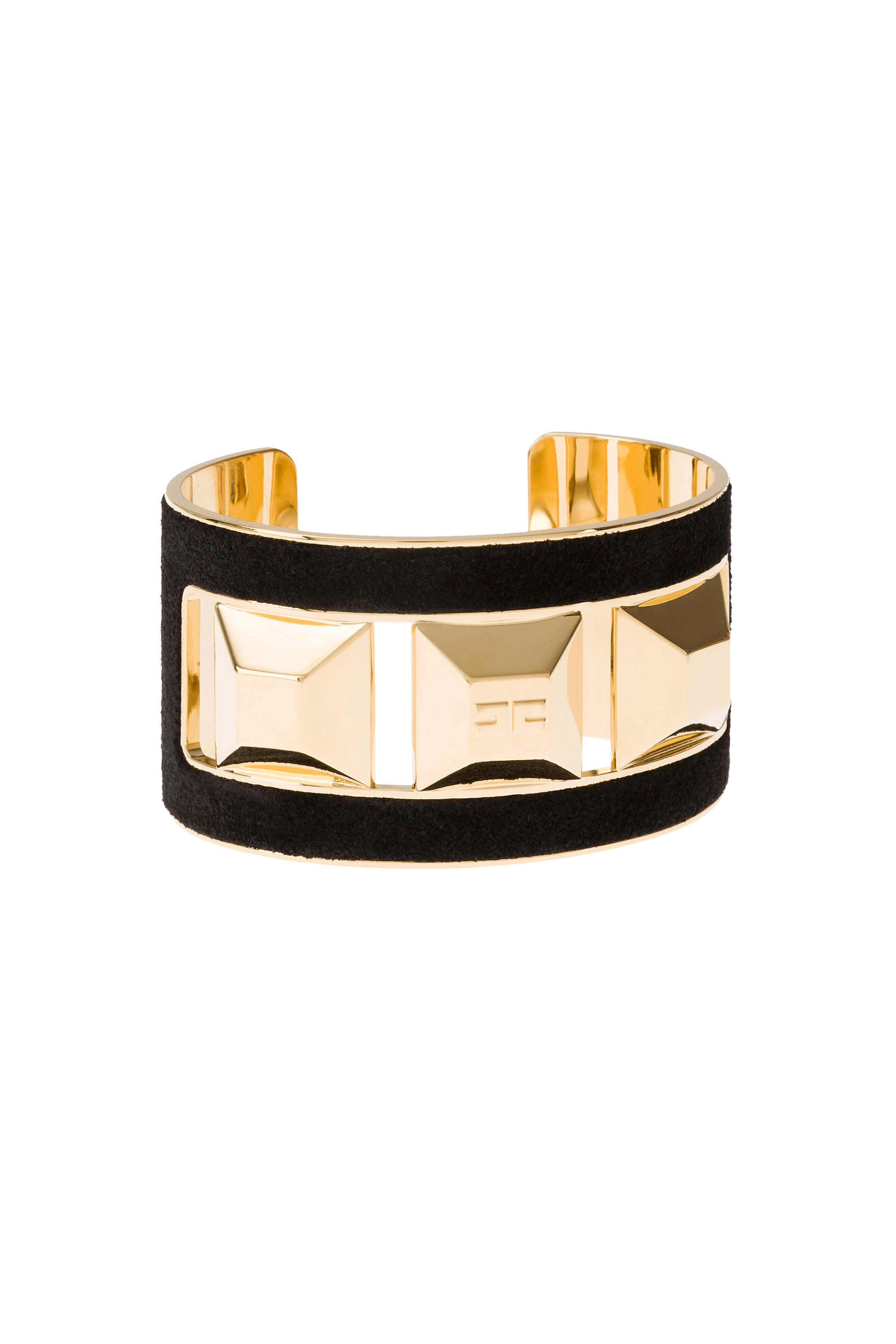 Rigid bracelet with maxi studs | Elisabetta Franchi® Outlet