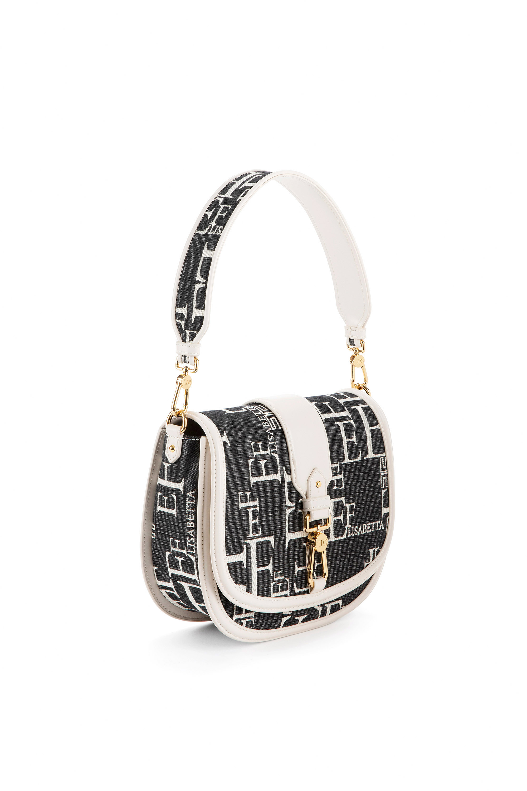 Medium Lettering Shoulder Bag Elisabetta Franchi Outlet