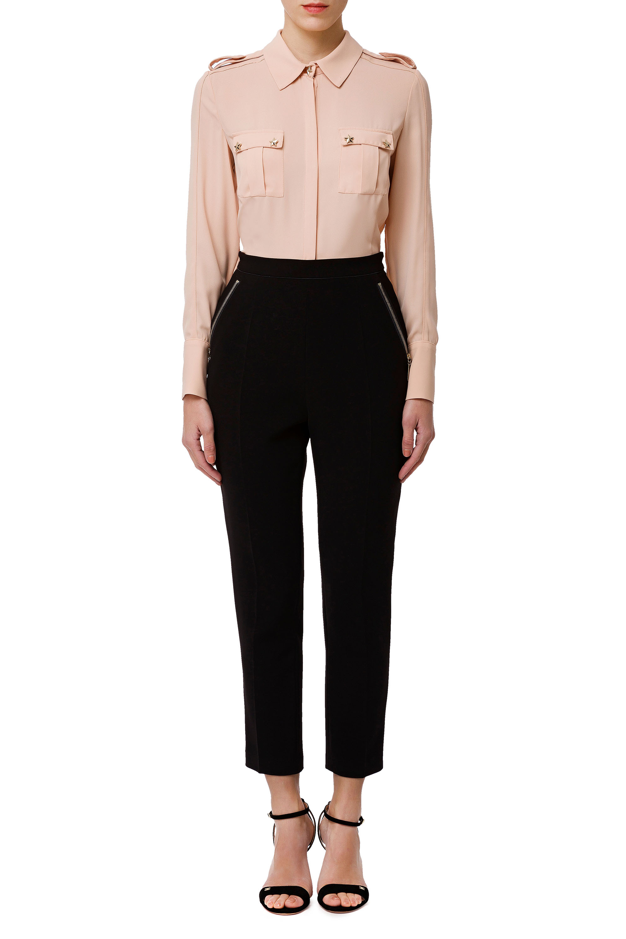 Camicia con top tasche elisabetta franchi