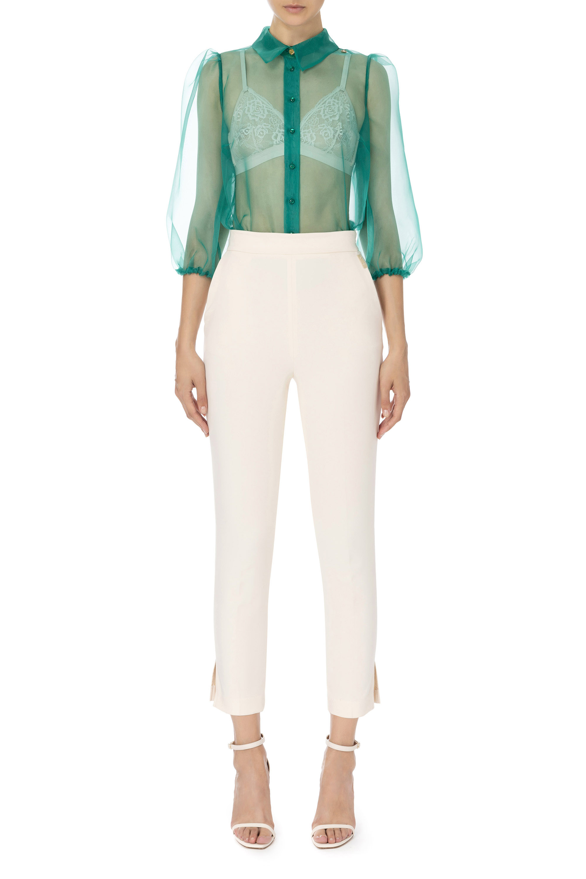 Camicia maniche a sbuffo Elisabetta Franchi Outlet