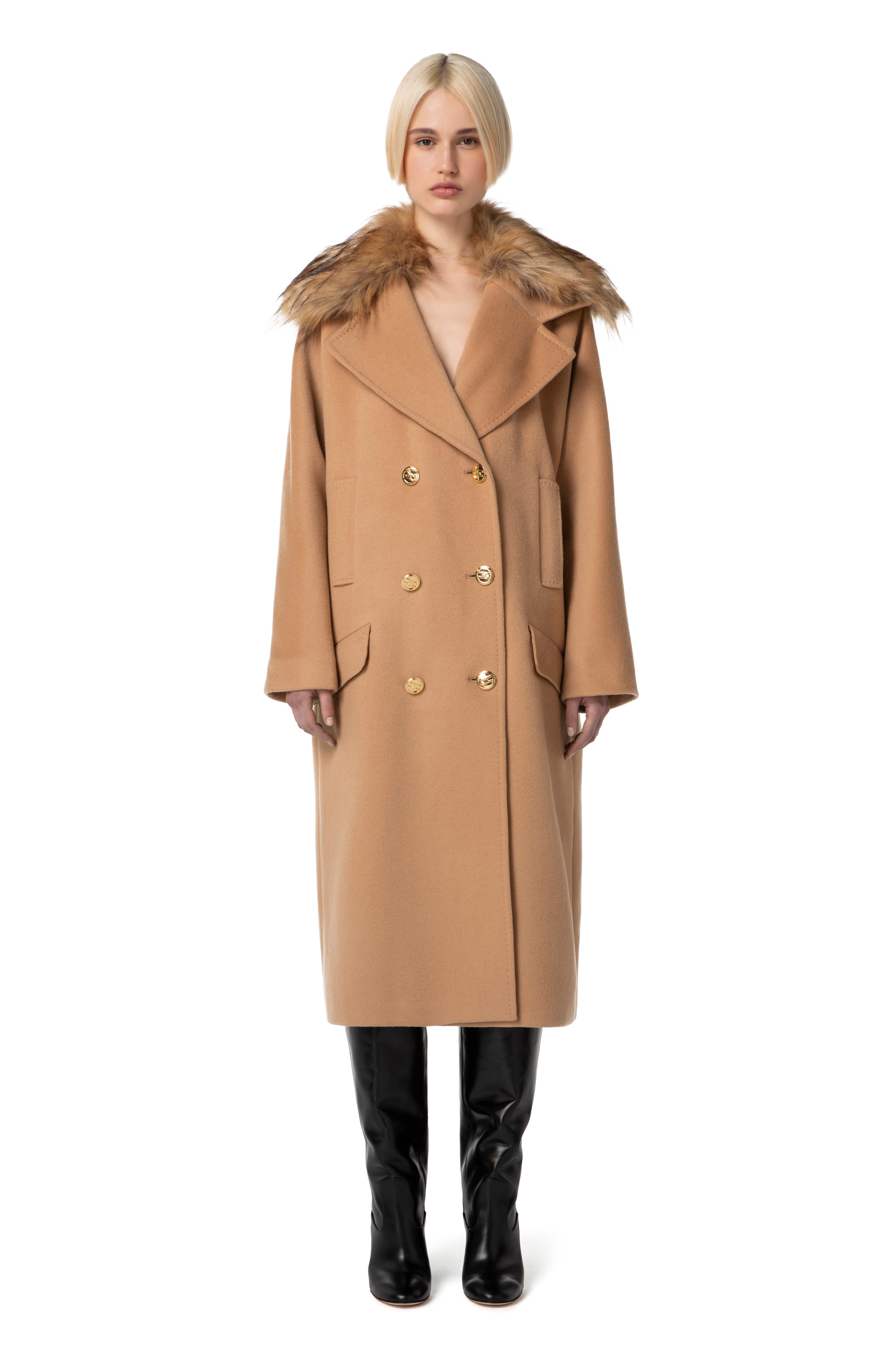 Pure wool coat womens online