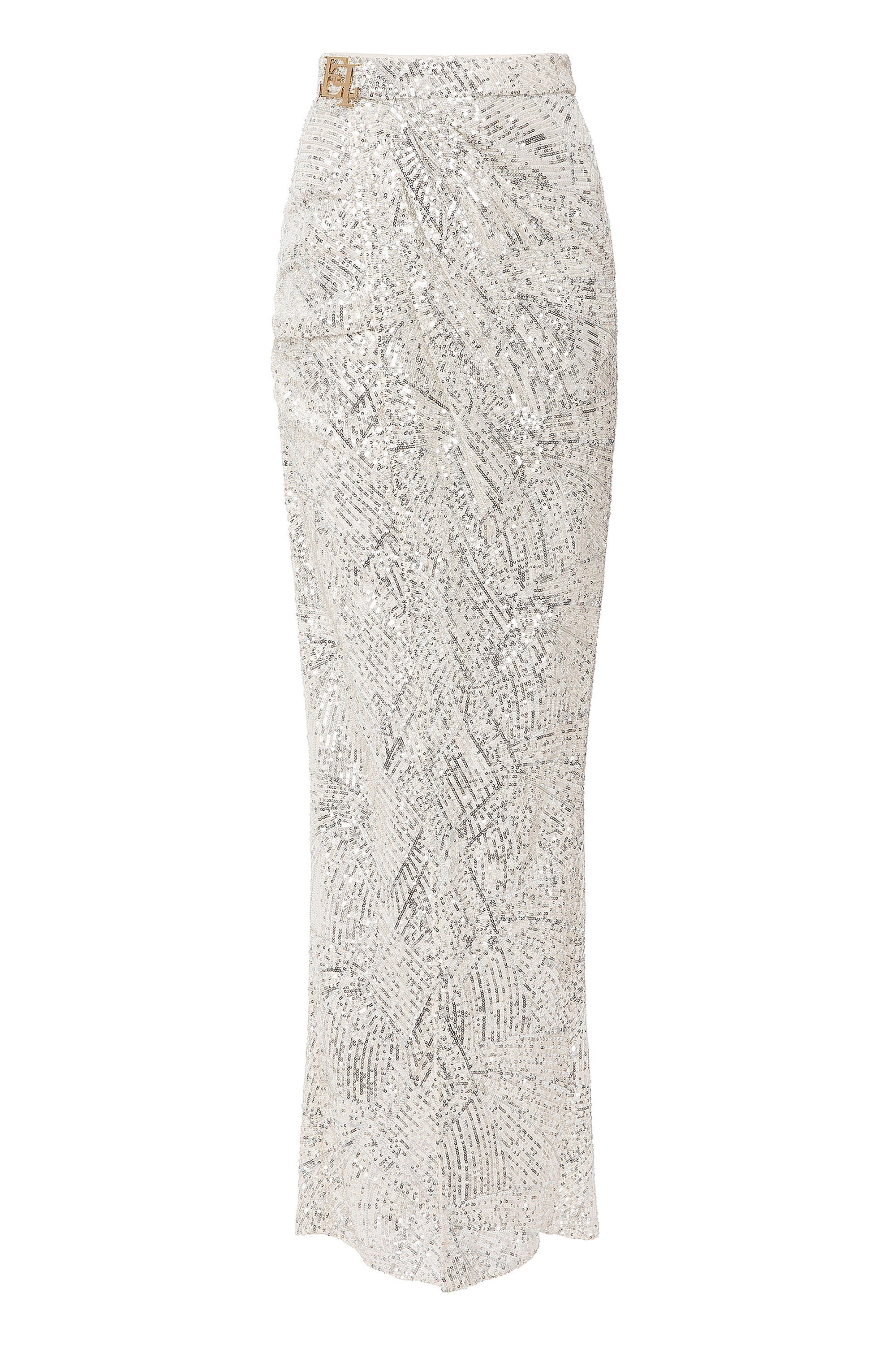 Sequins fabric skirt | Elisabetta Franchi® Outlet