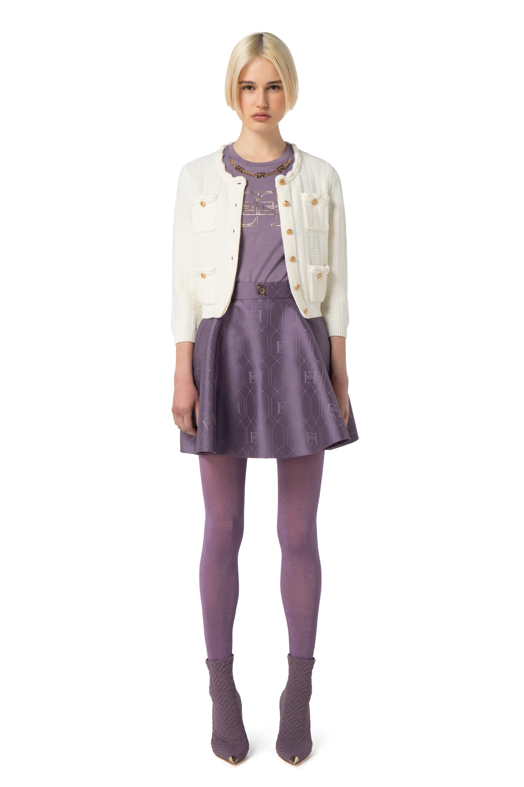 Cardigan in maglia multitasca Elisabetta Franchi Outlet