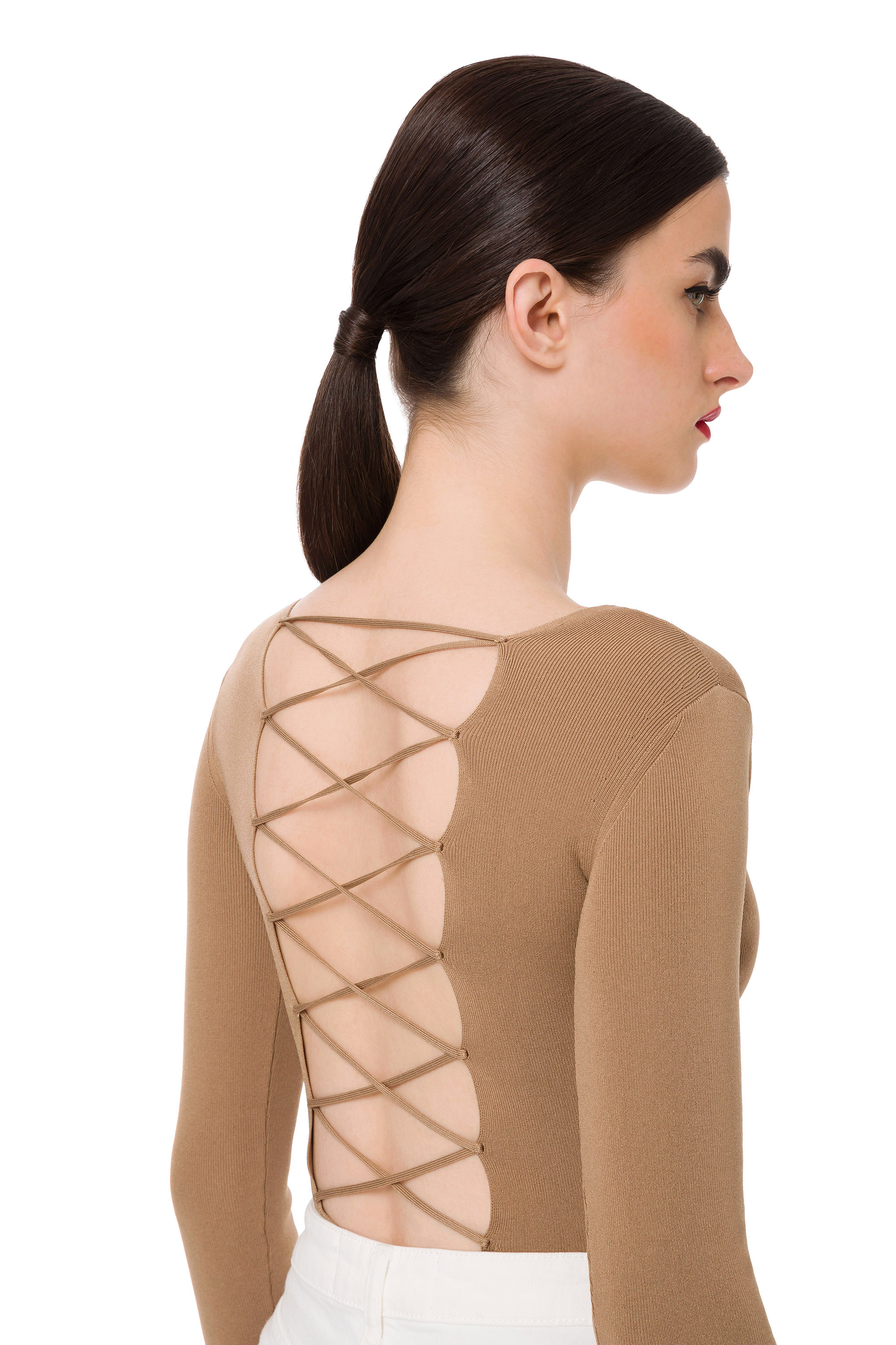 Maglia outlet scollo incrociato