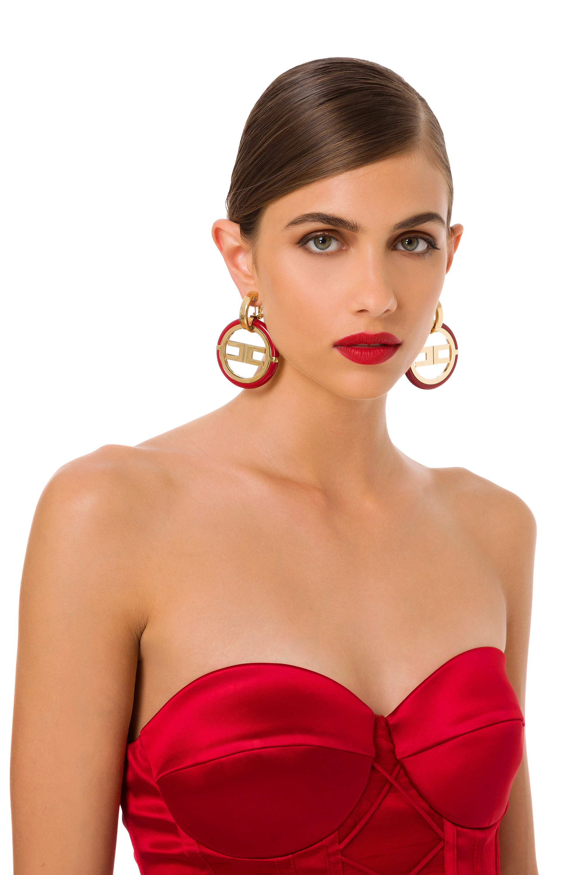 Anello cuore pendente cheap elisabetta franchi