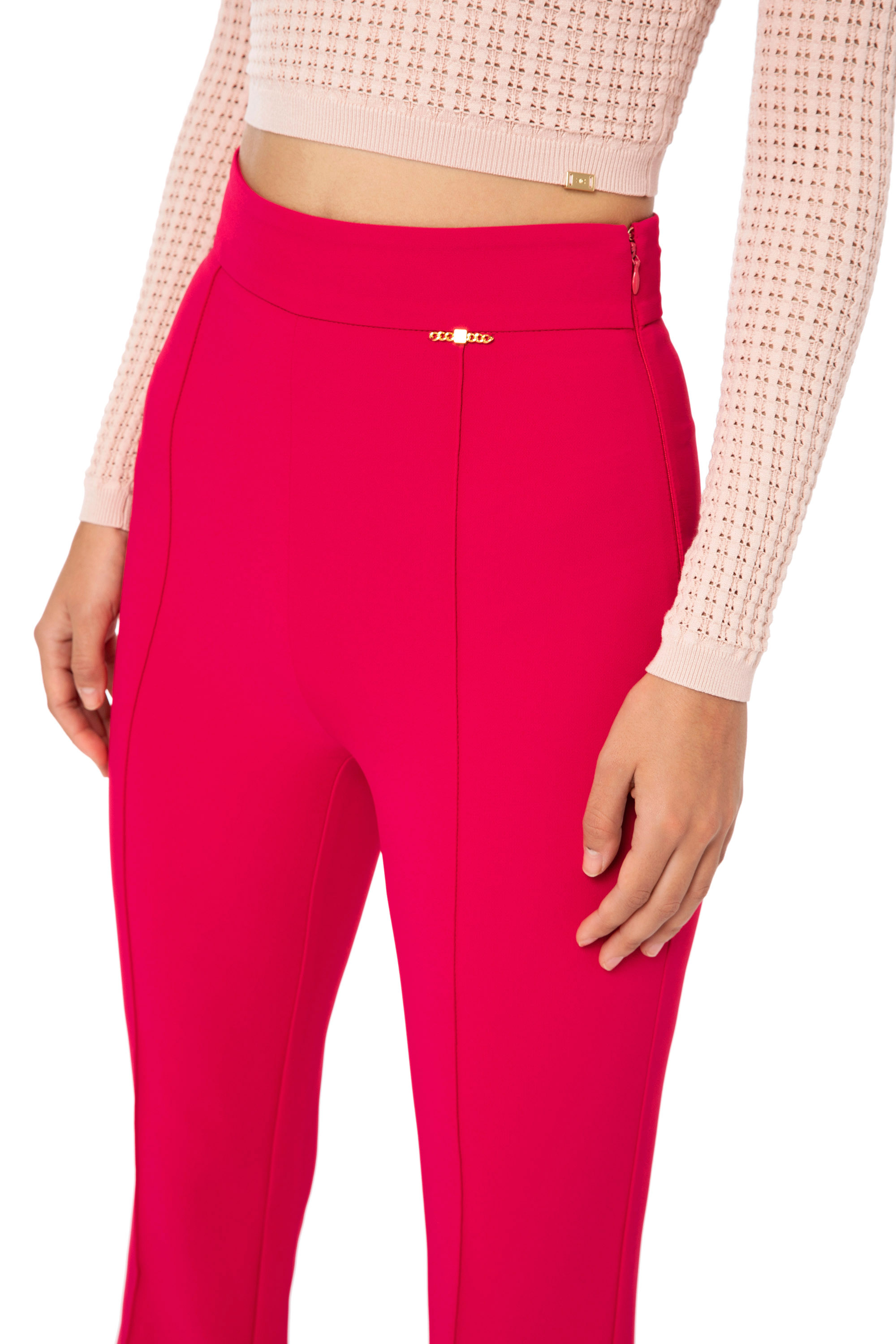 Elisabetta Franchi Daily double stretch crêpe trousers