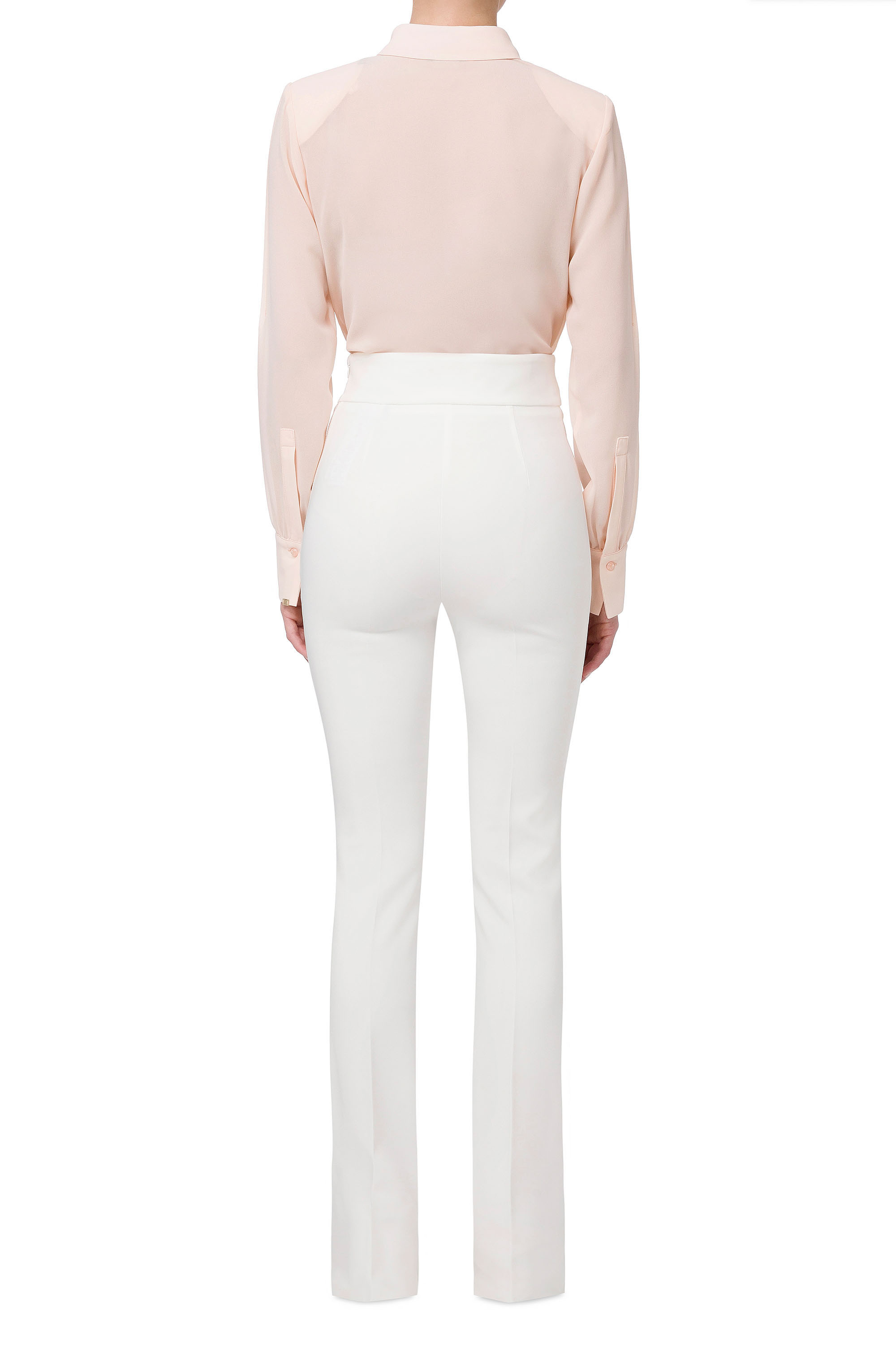 Pantaloni a vita alta elisabetta franchi shop