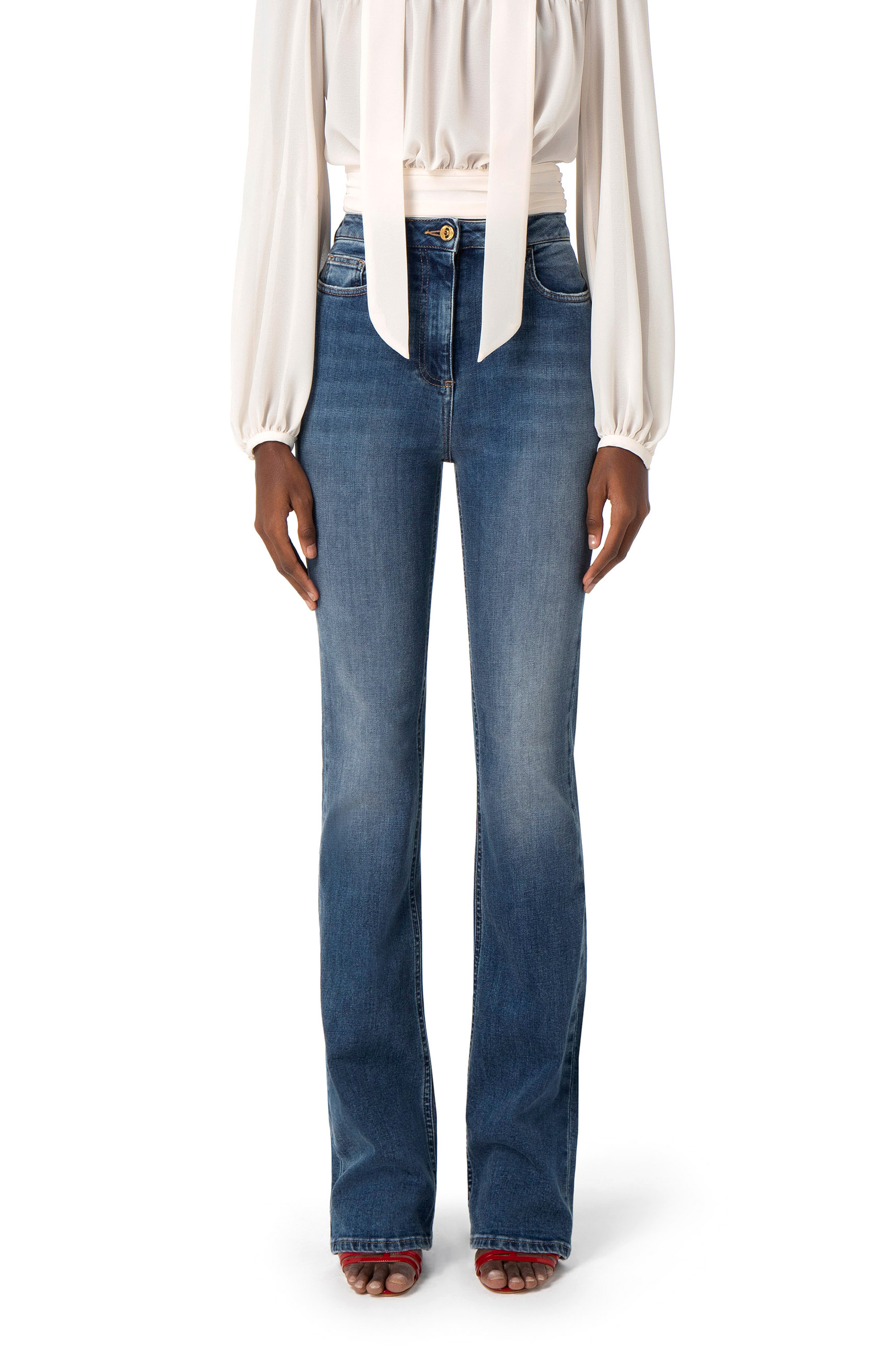Jeans zampa elisabetta franchi hotsell