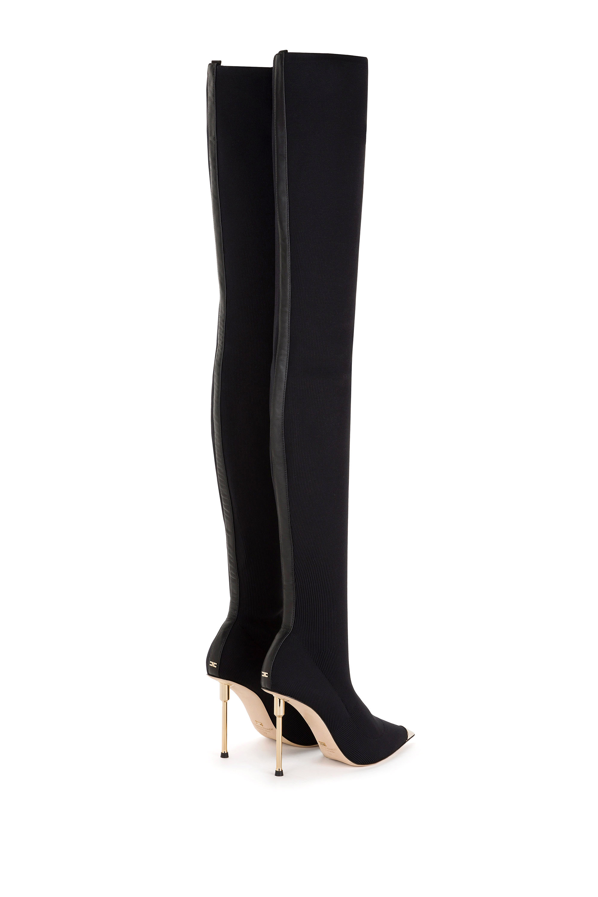 Elisabetta franchi over discount the knee boots