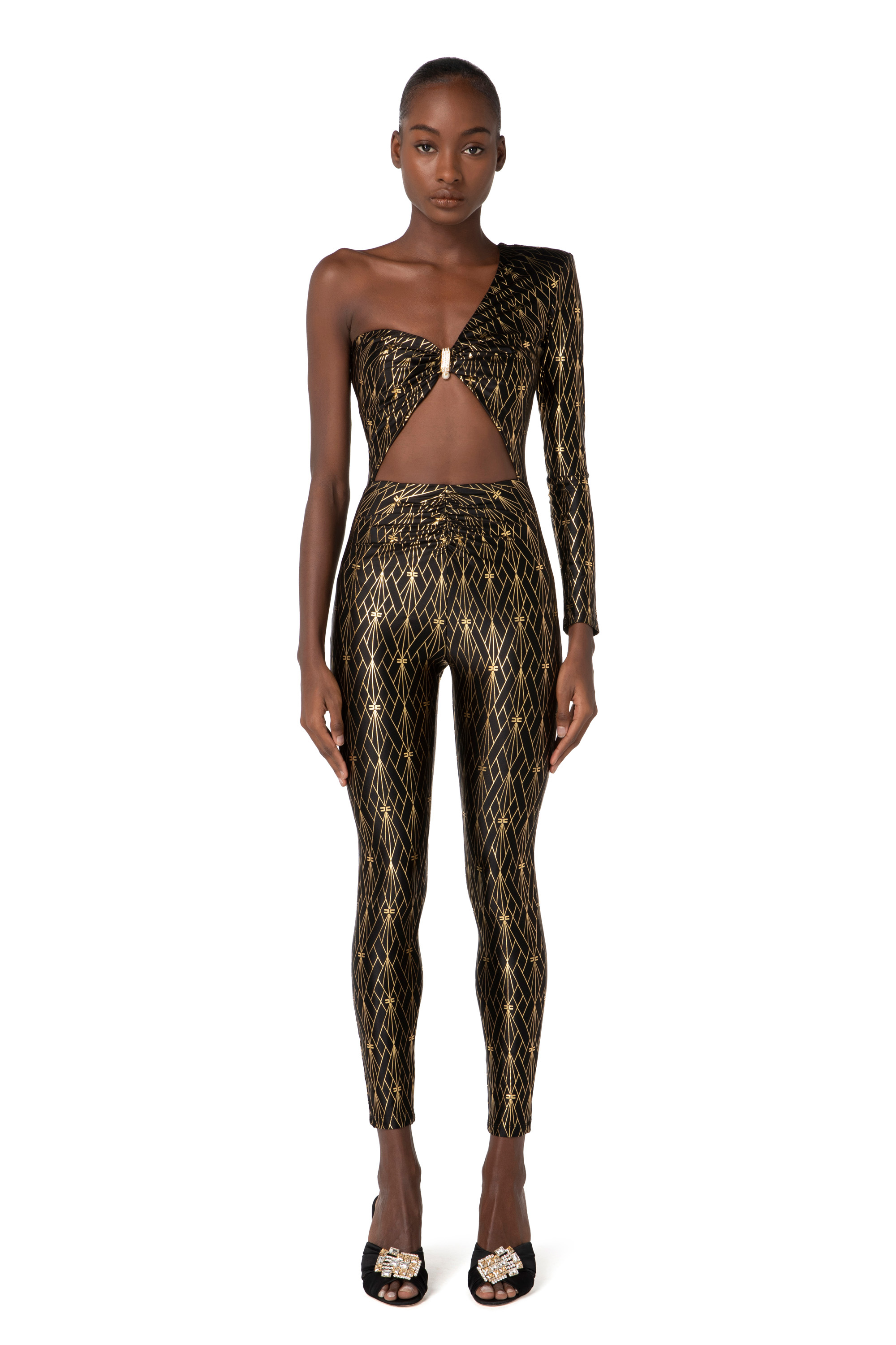 日本全国送料無料商品 特集 One-shoulder jumpsuit in jersey ワンピース